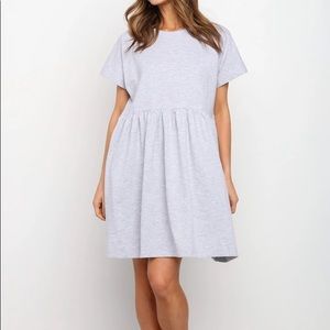 Petal & Pup Peoria dress Grey, M